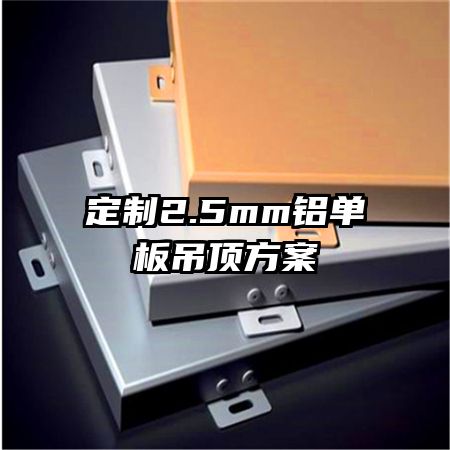 定制2.5mm鋁單板吊頂方案